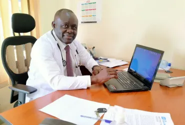 Dr Timah Charlie Pascal Nyamsic is a 72-year-old UN Volunteer Medical Officer from Cameroon serving the UN Refugee Agency in Ethiopia.