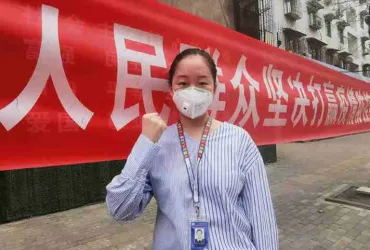 UN Volunteer Yuqing Xiong from Wuhan, China