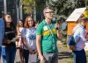Andrei and other volunteers working on the community garden “StudParkovka” in Eastern Ukraine.Andrei Lahunou (center) works in Kramatorsk, Eastern Ukraine as a UN Volunteer with UNDP.
