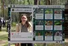 UN Volunteer Daria Sergeeva, with UNDP Belarus, at Naliboki Nature Reserve. Her volunteer assignment is funded by the Russian Federation.