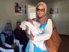 UN Volunteer Saima Khan (Pakistan) at a reproductive health clinic Jordan.