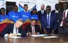The Memorandum of Understanding was signed between UNV and the Mount Kenya University, with the participation of UNV Executive Coordinator Olivier Adam and Dr Peter G. Kirira, Director of the Mount Kenya University Foundation.