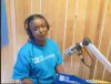 Martina Brooks, UN Volunteer, Radio Producer, UNMISS at work producing essential radio programming on COVID-19 for South Sudan. 