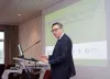 Olivier Adam speaking at the Global Renewable Energy Forum 2017