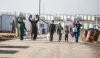 Syrian refugees in the Azraq camp in Jordan.