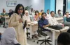 Sonia Mehzabeen, UNV Country Coordinator Bangladesh at a talent outreach and advocacy session in Dhaka.