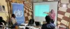 Areeg Abass (right) UN Volunteer Reproductive Maternal Neonatal Child and Adolescent Health Officer with WHO conducts training on health measures and first-line support in Sudan.