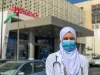 Refugee UN Volunteer Medical Doctor Israa Haqqi (Iraq), serving with the emergency team at Al-Bashir Hospital in Amman, Jordan.