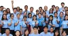 UN Volunteers and youth volunteers engaged in a pilot innovative approach to develop youth skills through volunteering, as part of a partnership between UNV and Cambodia, funded by IBSA.