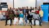 Jóvenes voluntarios y sus formadores al final del taller de tres días coorganizado por el UNICEF y el programa VNU en Ammán, Jordania.