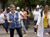 UNV Associate Protection Officer Alba Marcellán (left) during an activity at the Don Bosco school in Caracas on World Refugee Day 2012 organized by UNHCR, Caritas and HIAS.