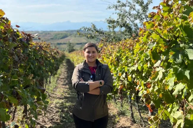 UN Volunteer Anita Shabani during her first field visit to the Blinaja National Park, in Kosovo, as per UN SC 1244 (1999).