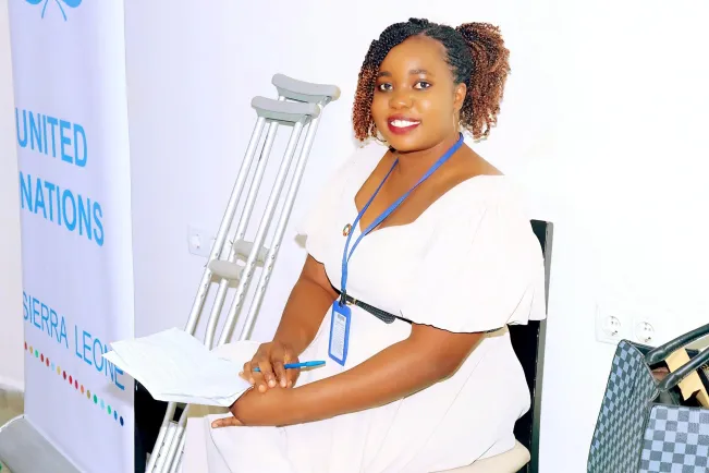 Kadiatu Mansaray: Don’t let disability limit your passion