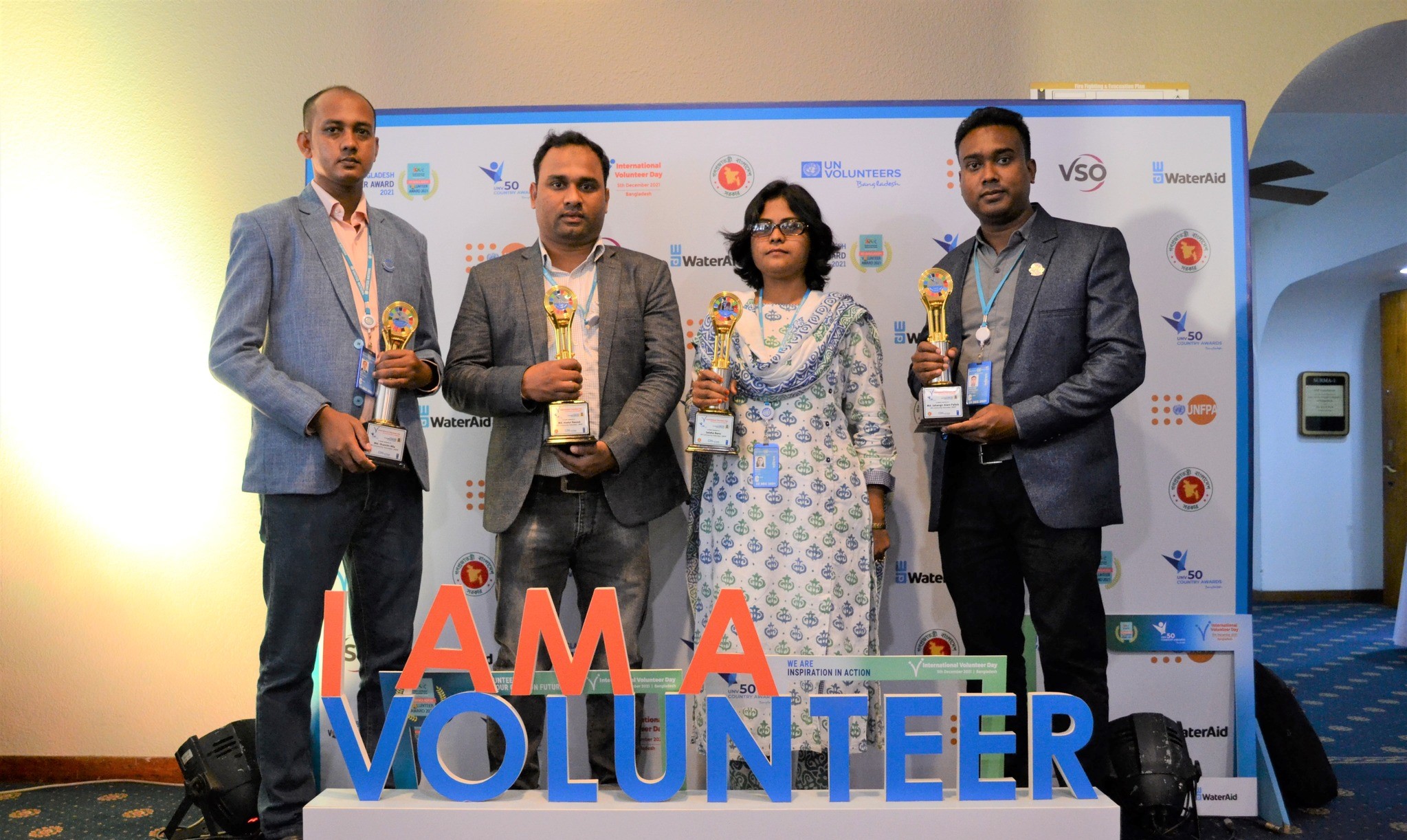 UNV50 volunteer award in Bangladesh